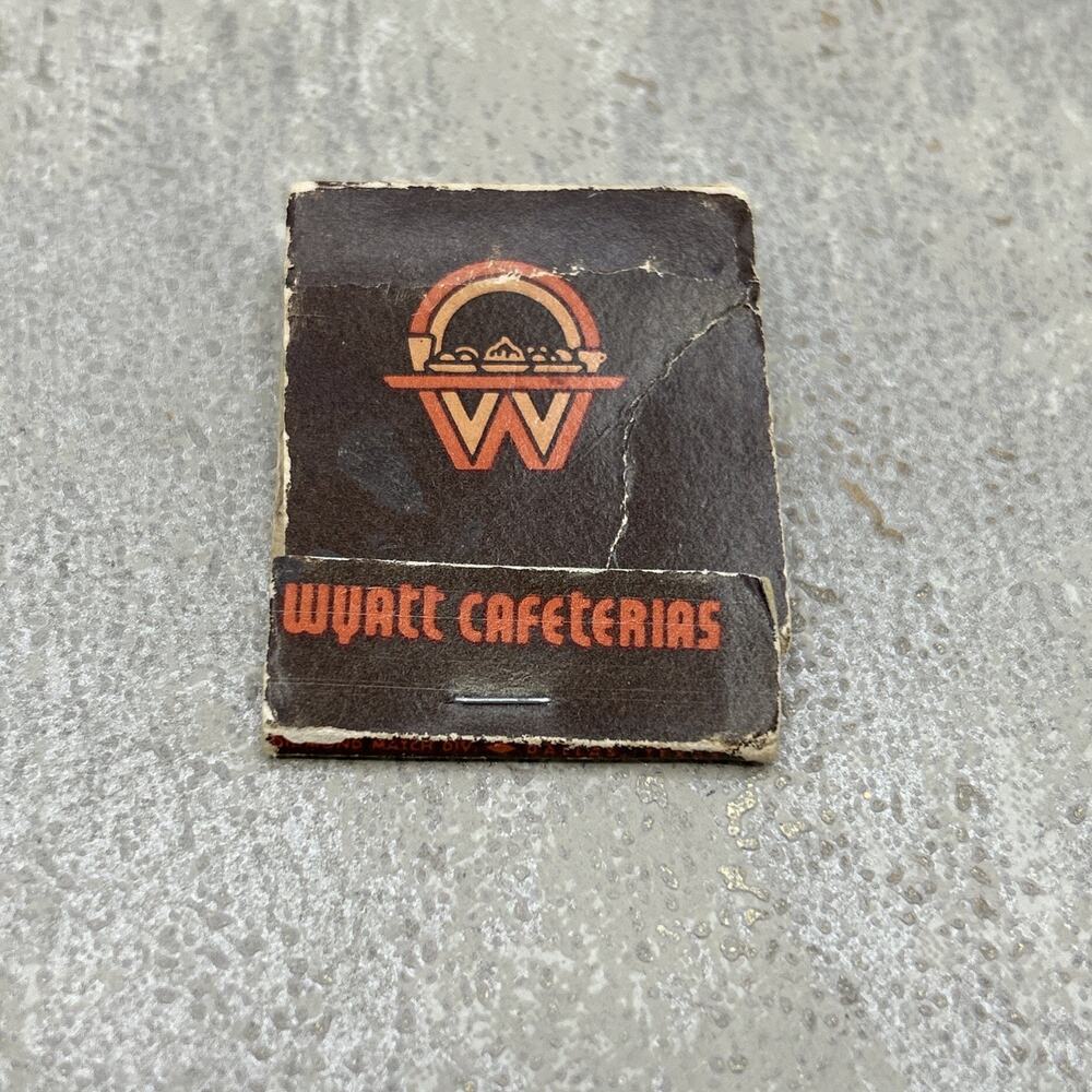 Wyatt Cafeteria Dallas / Garland Matchbook
